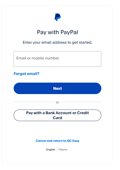 Bid Payment 
