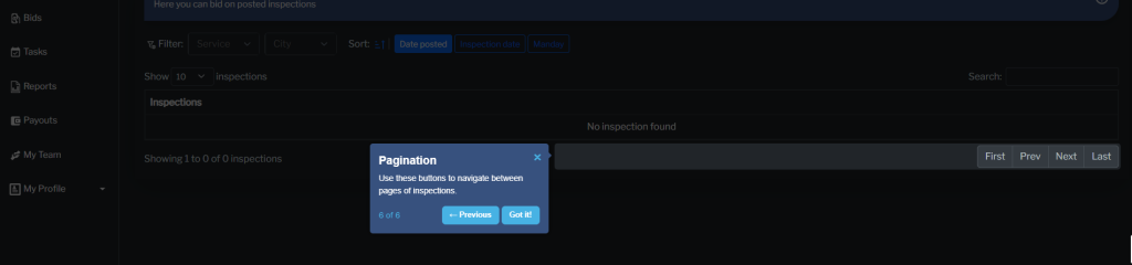 Pagination Step