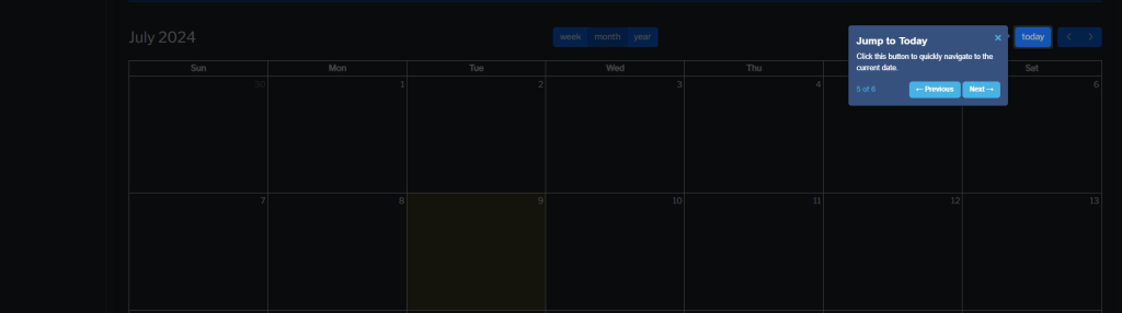 Step 4: Change Calendar View