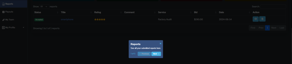 Reports Overview